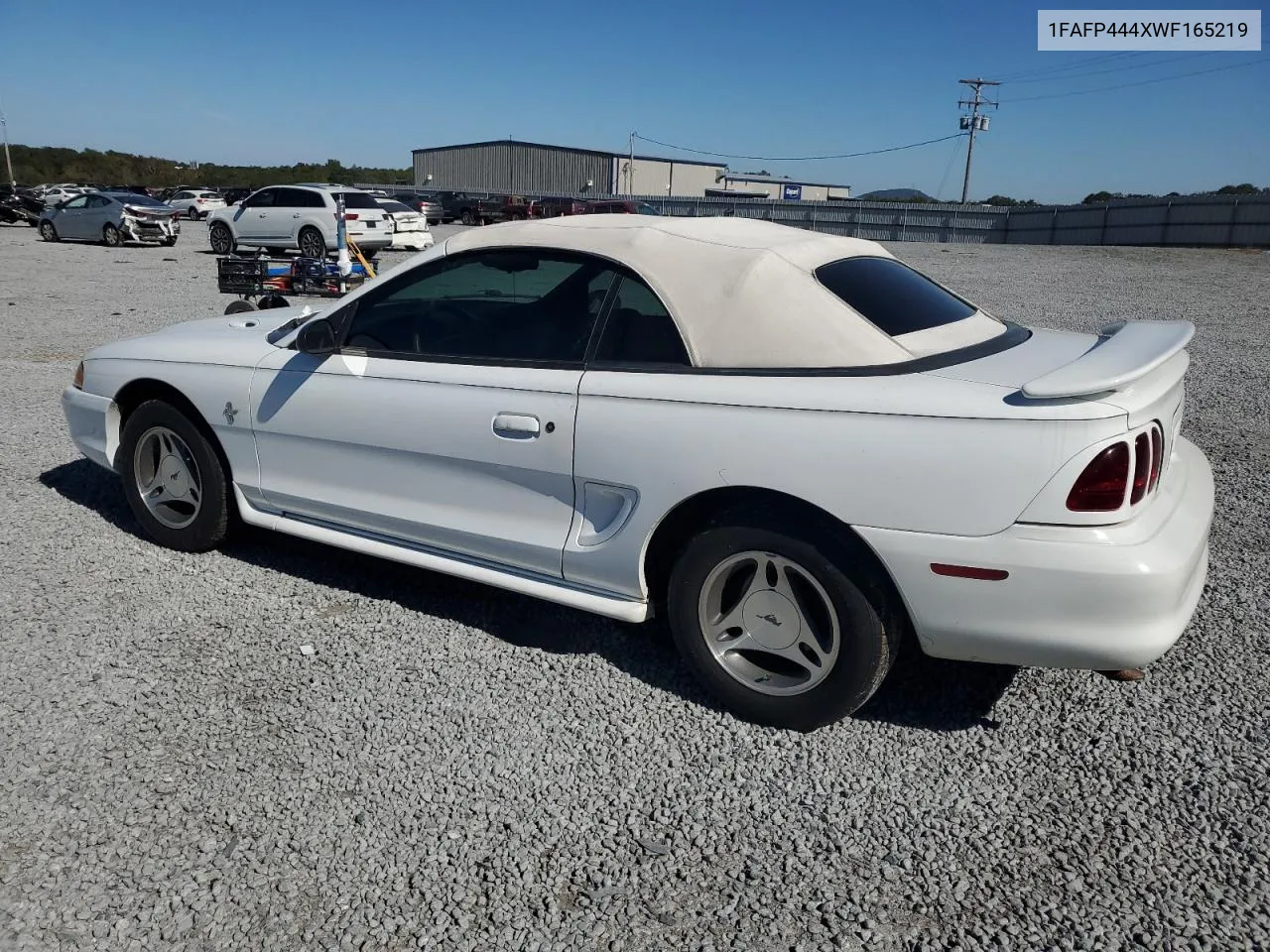 1998 Ford Mustang VIN: 1FAFP444XWF165219 Lot: 75907404