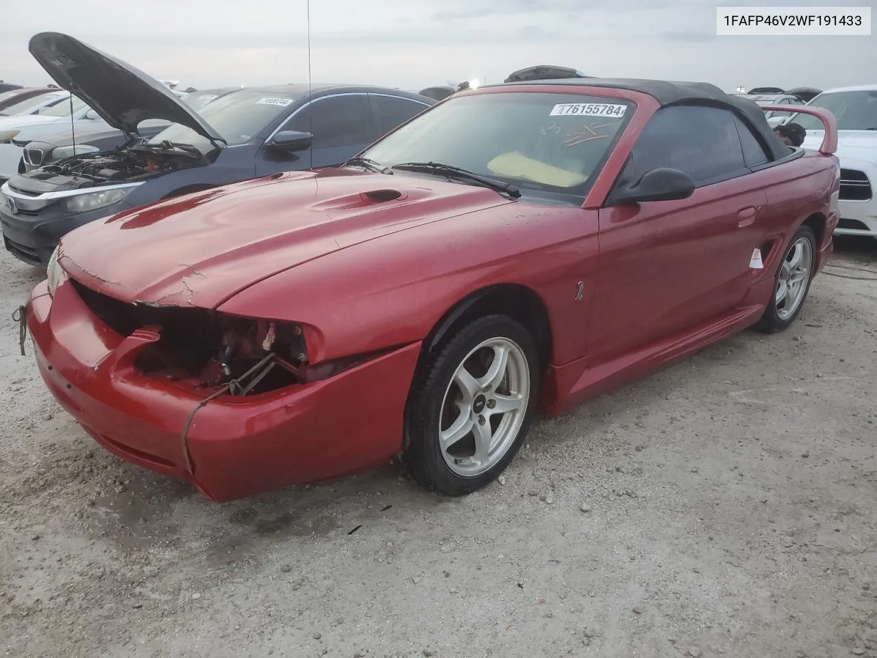 1998 Ford Mustang Cobra VIN: 1FAFP46V2WF191433 Lot: 76155784