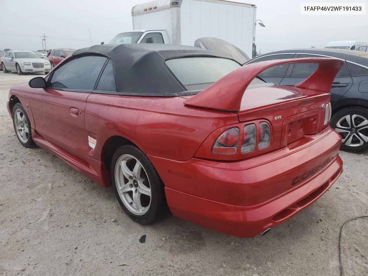 1998 Ford Mustang Cobra VIN: 1FAFP46V2WF191433 Lot: 76155784