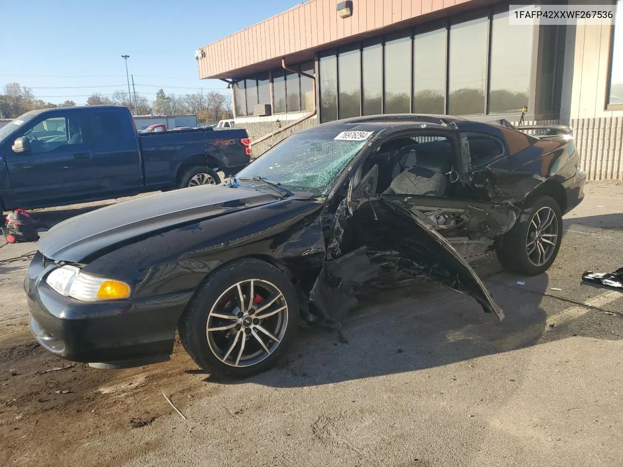 1998 Ford Mustang Gt VIN: 1FAFP42XXWF267536 Lot: 76976294