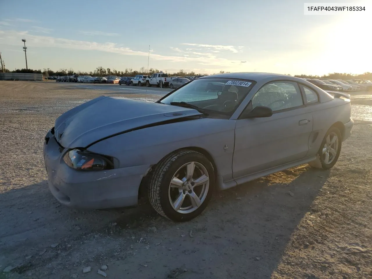 1998 Ford Mustang VIN: 1FAFP4043WF185334 Lot: 78023014