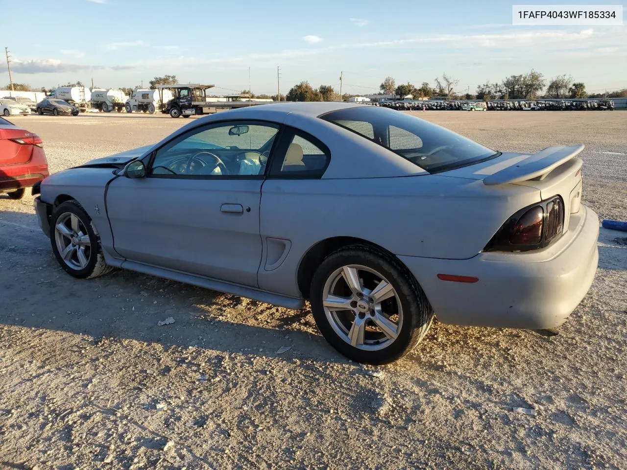 1998 Ford Mustang VIN: 1FAFP4043WF185334 Lot: 78023014