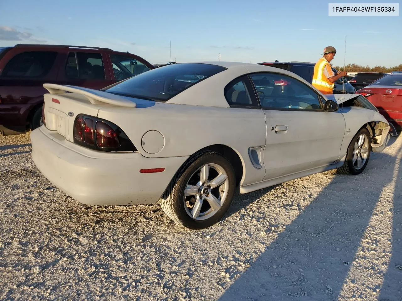 1998 Ford Mustang VIN: 1FAFP4043WF185334 Lot: 78023014