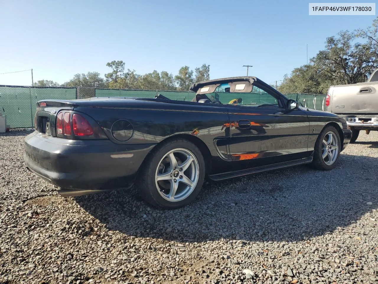 1998 Ford Mustang Cobra VIN: 1FAFP46V3WF178030 Lot: 78933184