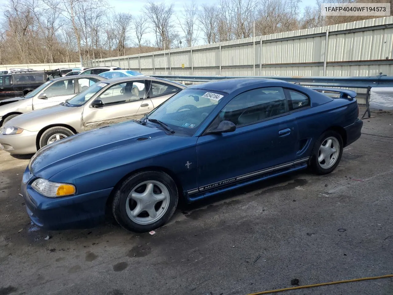 1998 Ford Mustang VIN: 1FAFP4040WF194573 Lot: 80540184