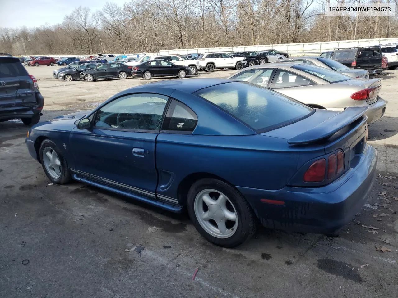 1998 Ford Mustang VIN: 1FAFP4040WF194573 Lot: 80540184