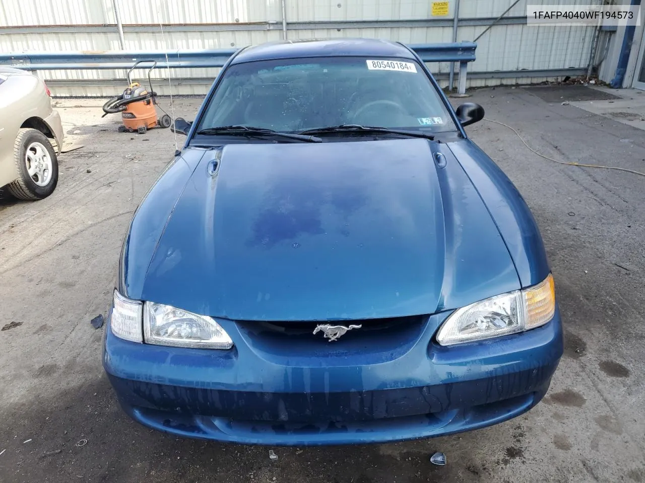 1998 Ford Mustang VIN: 1FAFP4040WF194573 Lot: 80540184