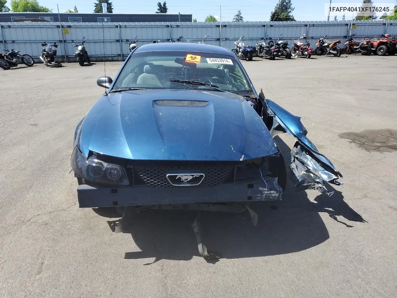 1999 Ford Mustang VIN: 1FAFP4041XF176245 Lot: 68884104