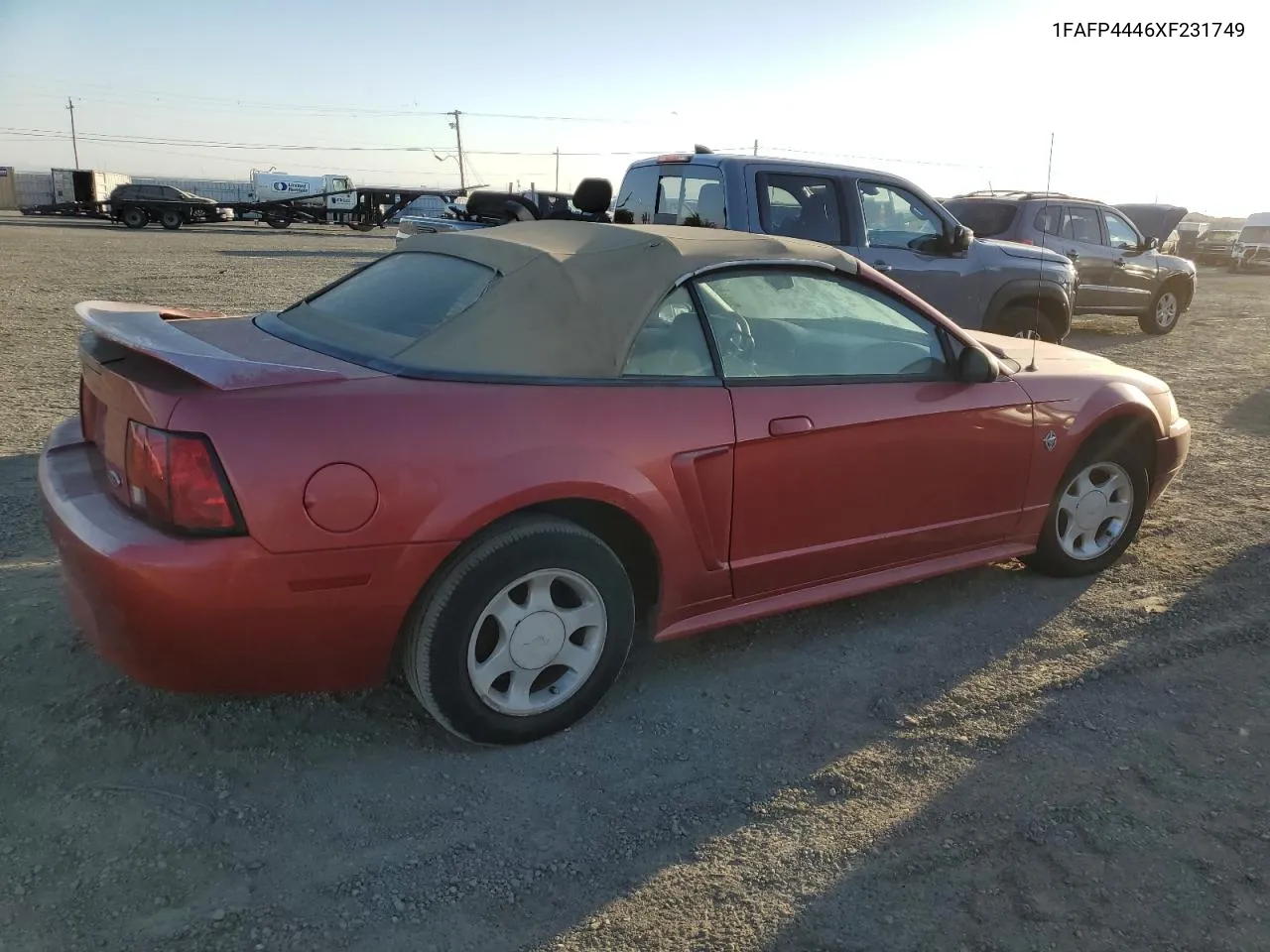 1999 Ford Mustang VIN: 1FAFP4446XF231749 Lot: 73981604