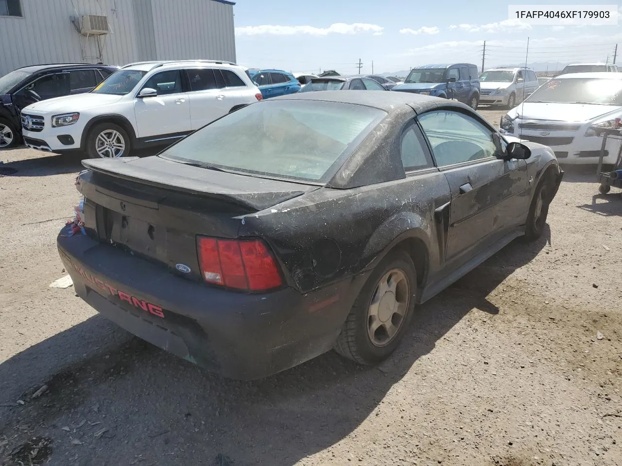 1999 Ford Mustang VIN: 1FAFP4046XF179903 Lot: 74615184