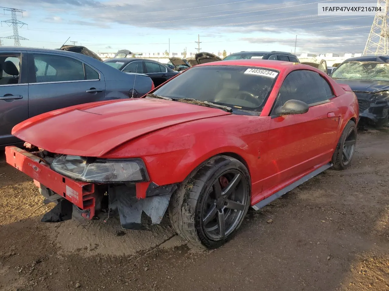 1999 Ford Mustang Cobra Svt VIN: 1FAFP47V4XF216784 Lot: 74859234