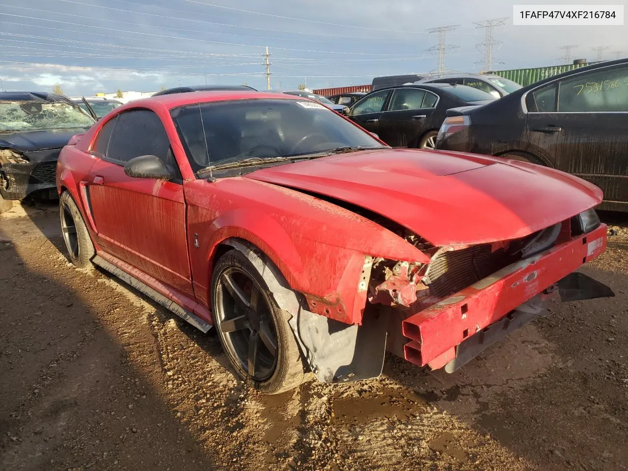 1999 Ford Mustang Cobra Svt VIN: 1FAFP47V4XF216784 Lot: 74859234