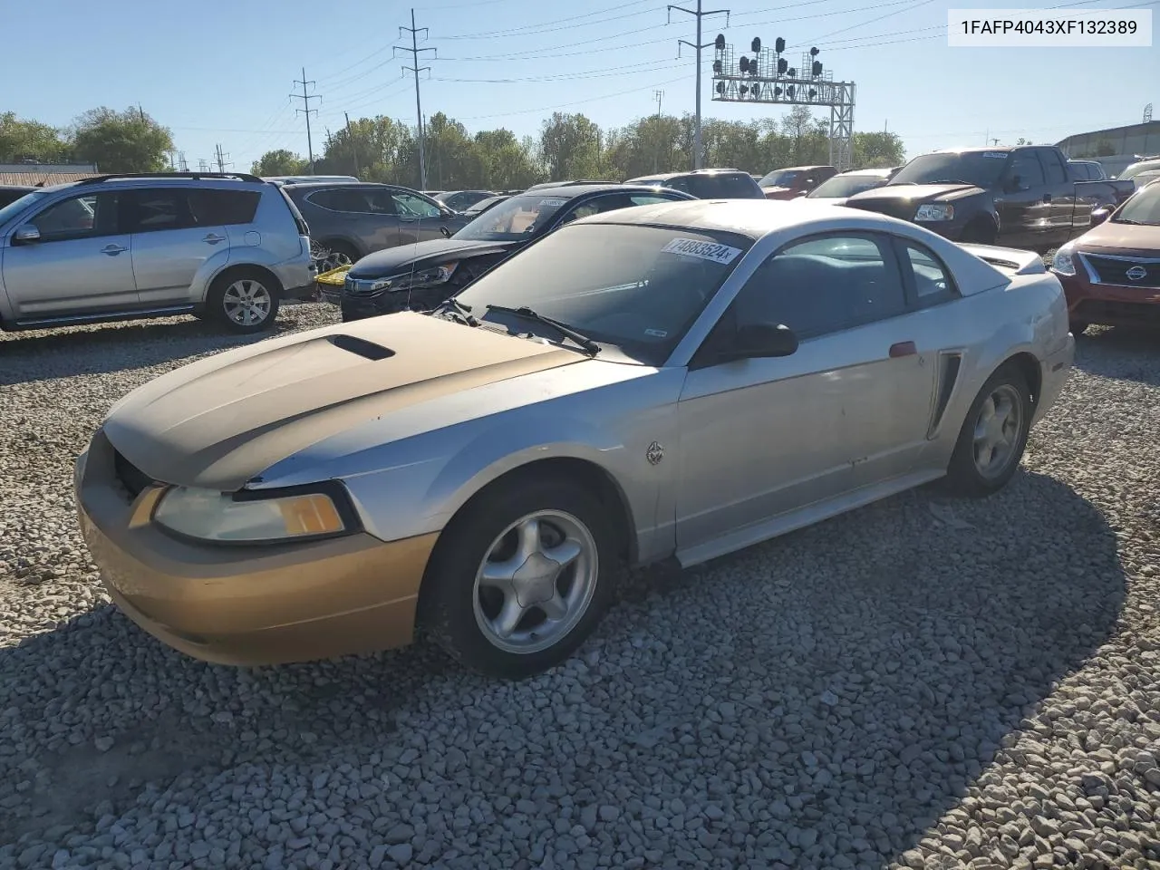 1999 Ford Mustang VIN: 1FAFP4043XF132389 Lot: 74883524