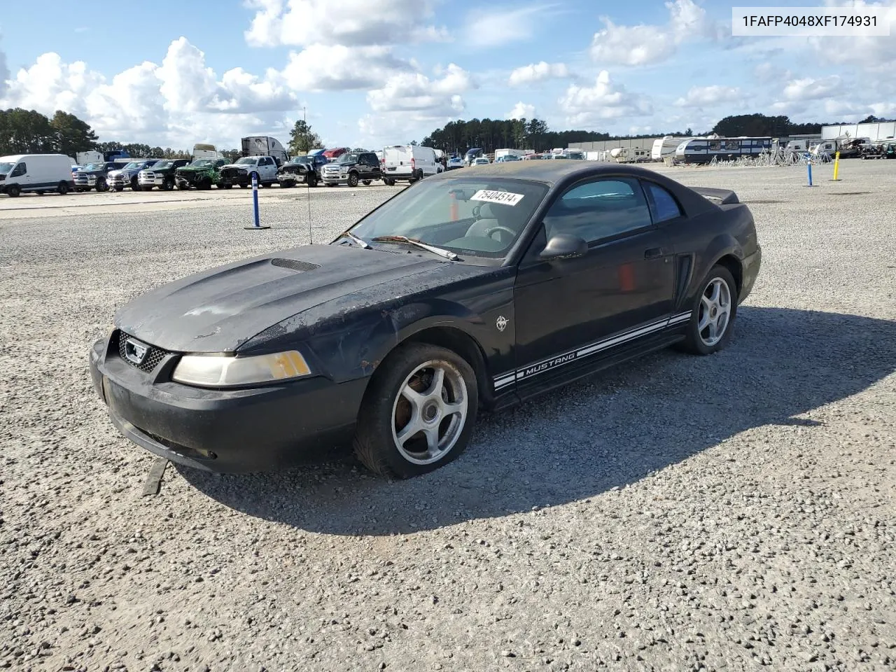 1999 Ford Mustang VIN: 1FAFP4048XF174931 Lot: 75404514