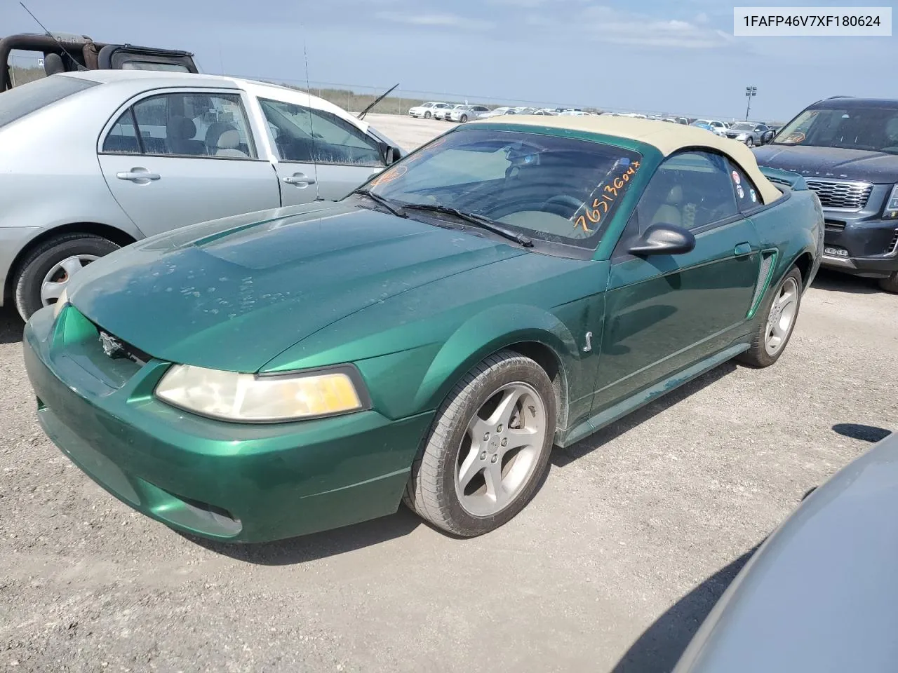 1999 Ford Mustang Cobra Svt VIN: 1FAFP46V7XF180624 Lot: 76513604