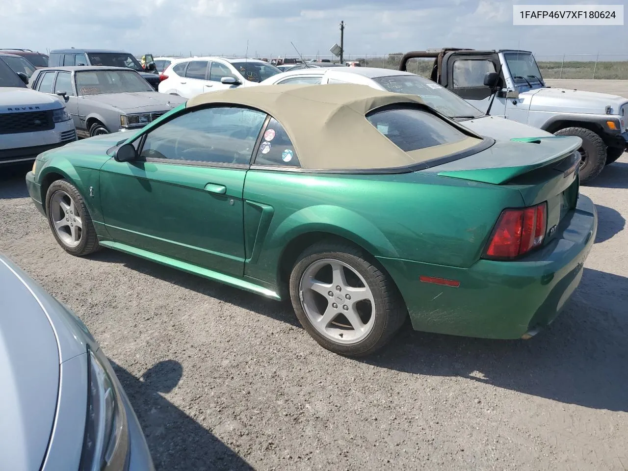 1999 Ford Mustang Cobra Svt VIN: 1FAFP46V7XF180624 Lot: 76513604