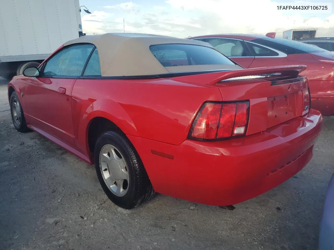 1999 Ford Mustang VIN: 1FAFP4443XF106725 Lot: 77011284