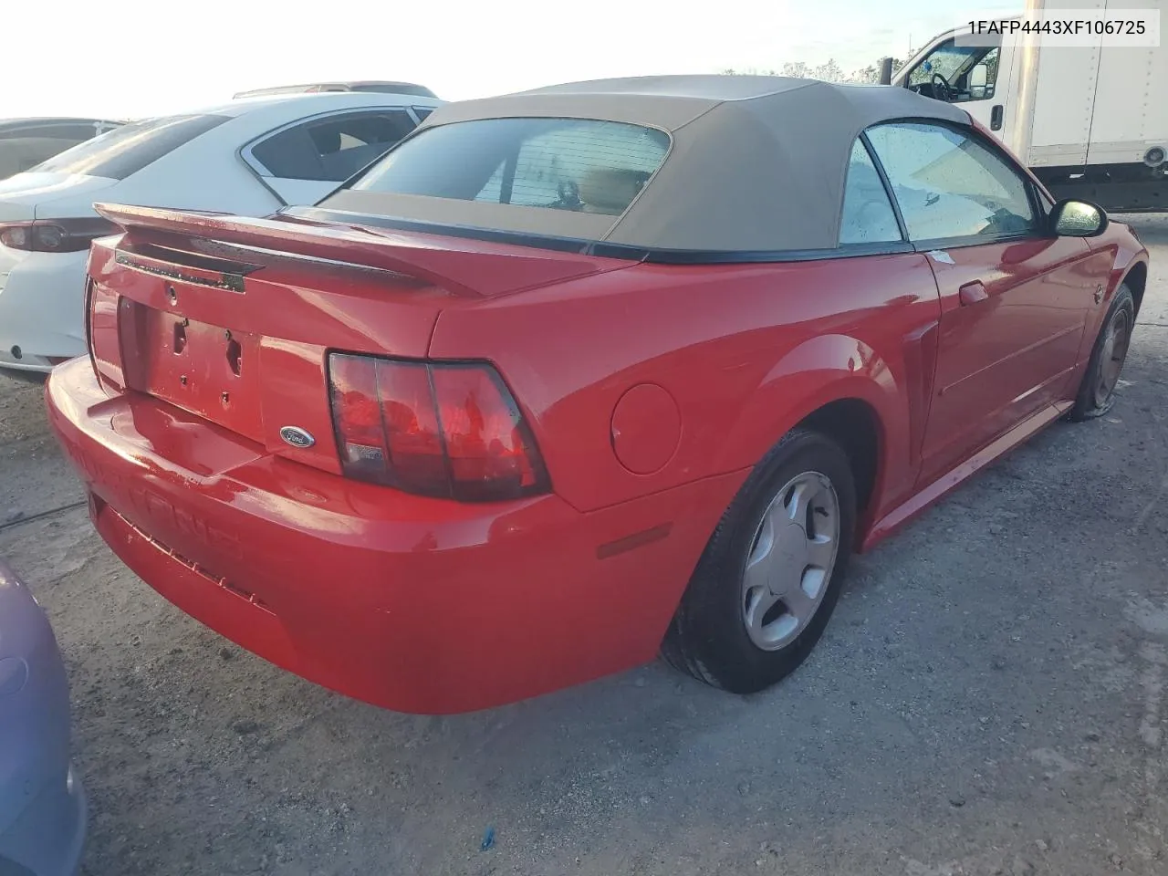 1999 Ford Mustang VIN: 1FAFP4443XF106725 Lot: 77011284