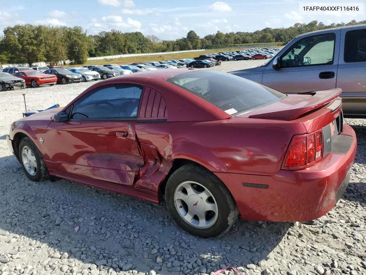 1999 Ford Mustang VIN: 1FAFP404XXF116416 Lot: 78182294