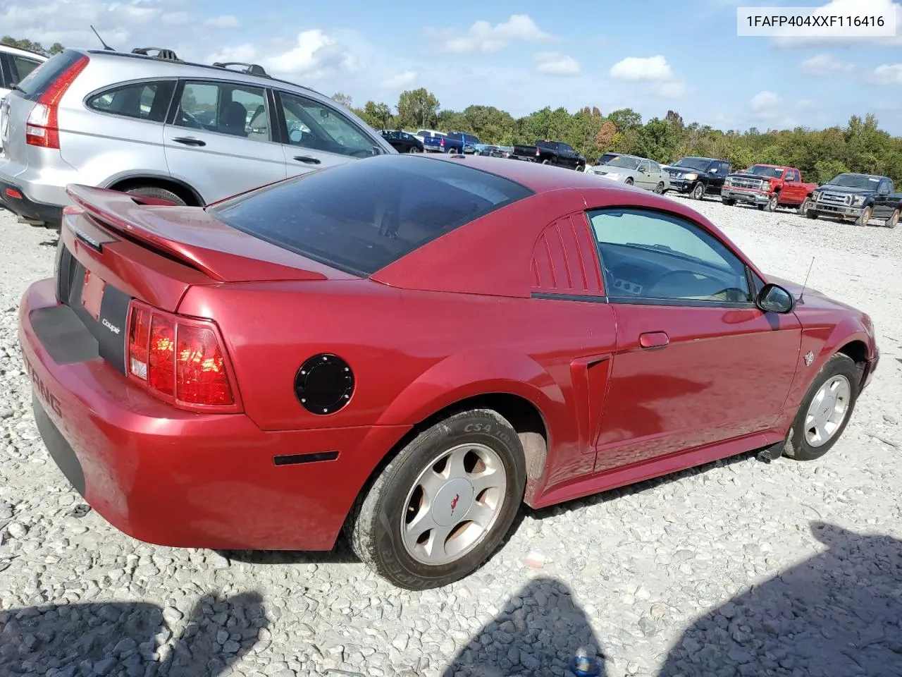 1999 Ford Mustang VIN: 1FAFP404XXF116416 Lot: 78182294