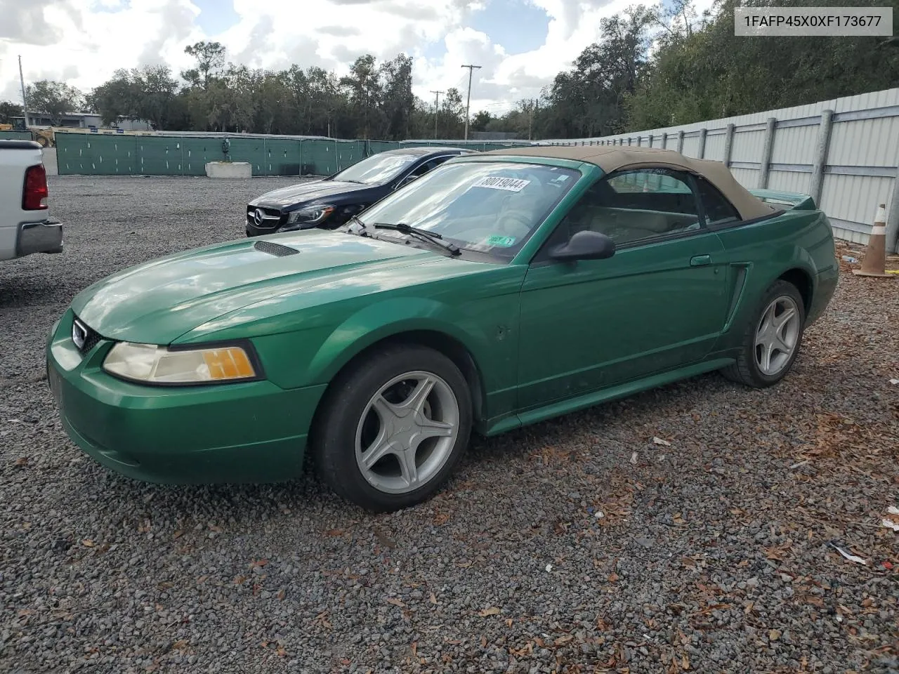 1999 Ford Mustang Gt VIN: 1FAFP45X0XF173677 Lot: 80019044