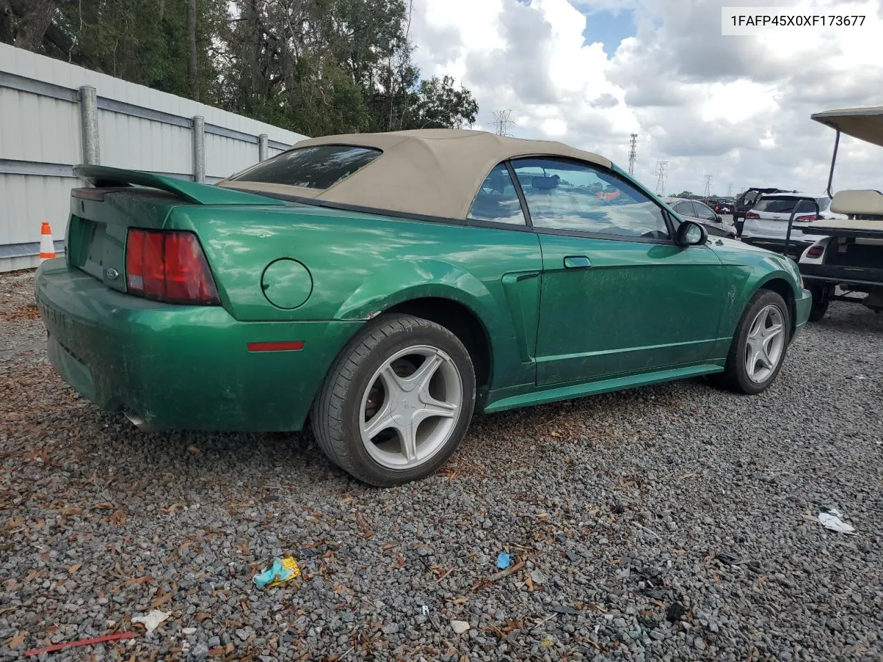 1999 Ford Mustang Gt VIN: 1FAFP45X0XF173677 Lot: 80019044