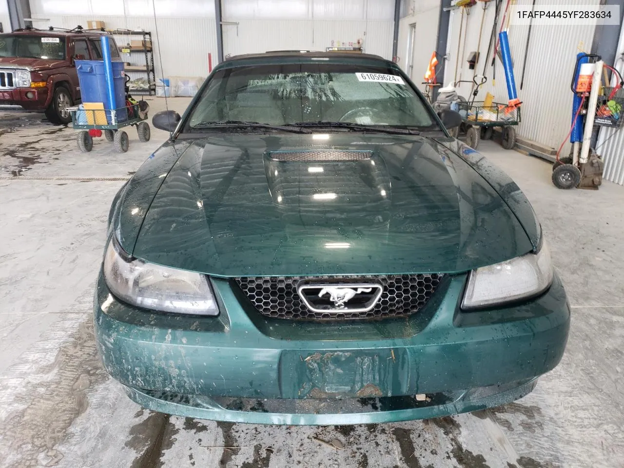 2000 Ford Mustang VIN: 1FAFP4445YF283634 Lot: 61059624