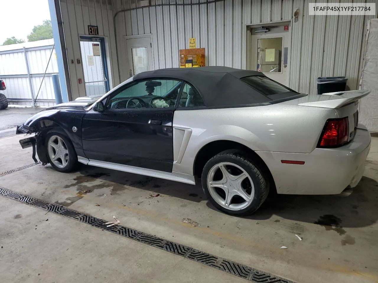 2000 Ford Mustang Gt VIN: 1FAFP45X1YF217784 Lot: 66672394