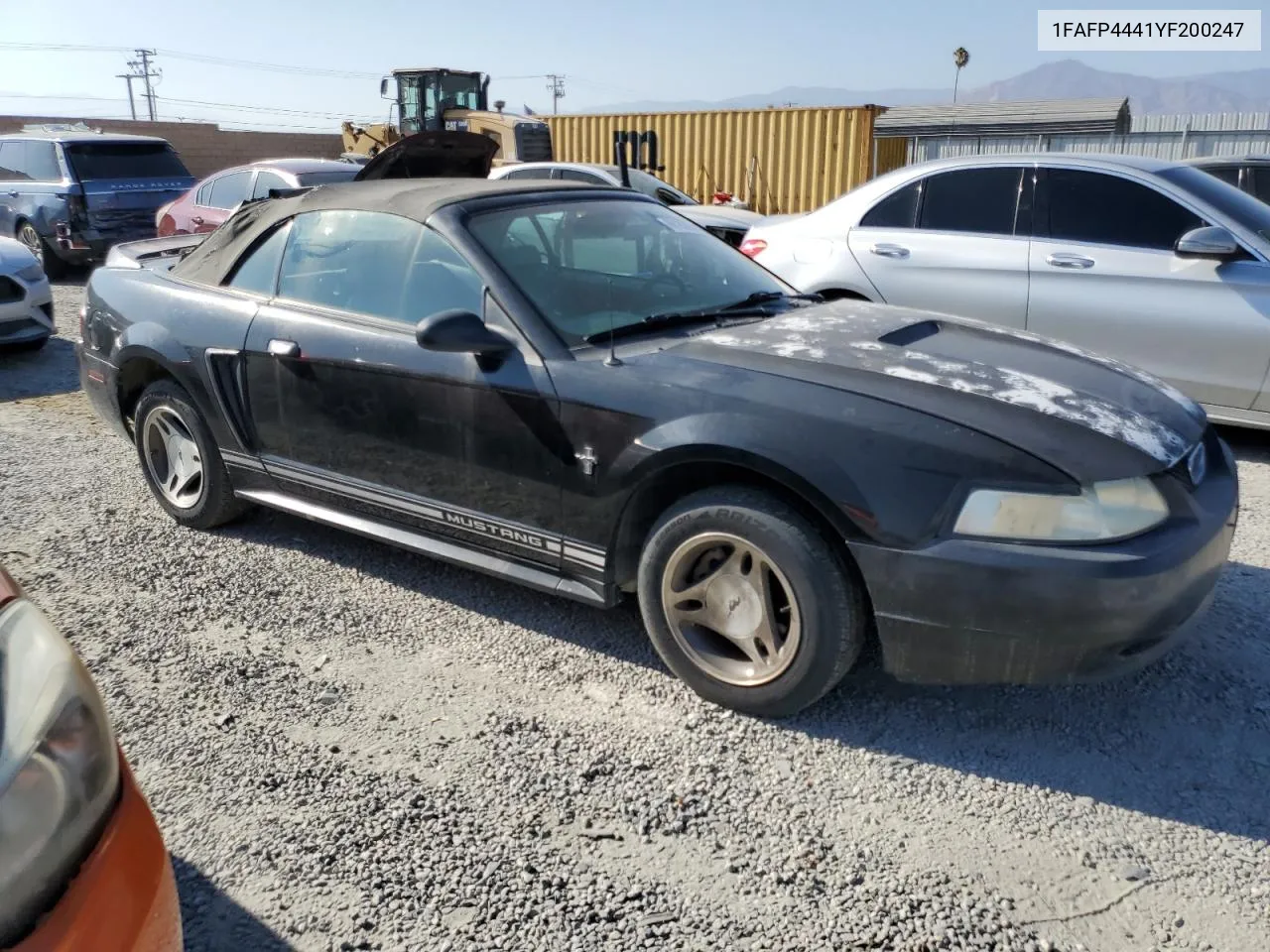 2000 Ford Mustang VIN: 1FAFP4441YF200247 Lot: 69163254