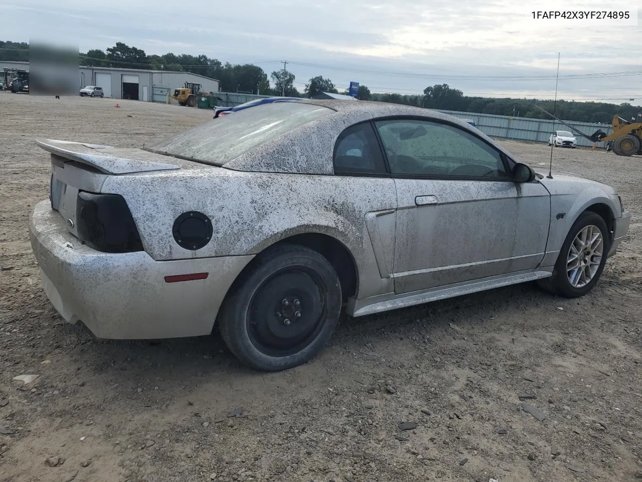 2000 Ford Mustang Gt VIN: 1FAFP42X3YF274895 Lot: 70205124