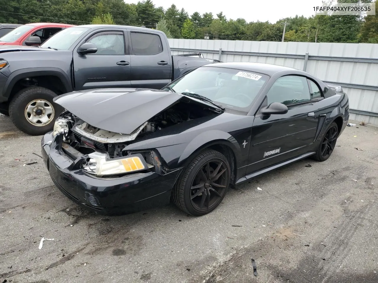 2000 Ford Mustang VIN: 1FAFP404XYF206635 Lot: 71756274