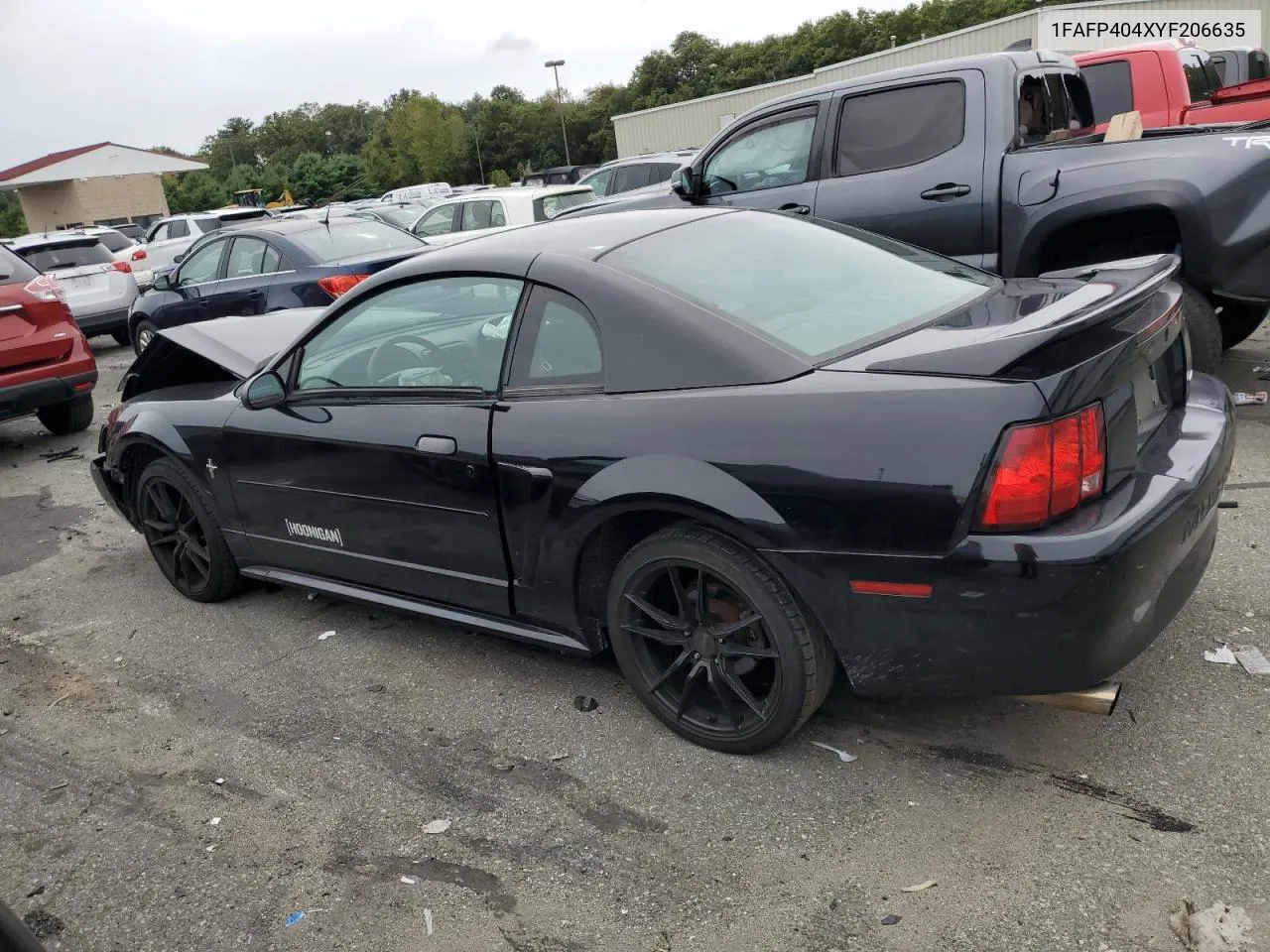 2000 Ford Mustang VIN: 1FAFP404XYF206635 Lot: 71756274