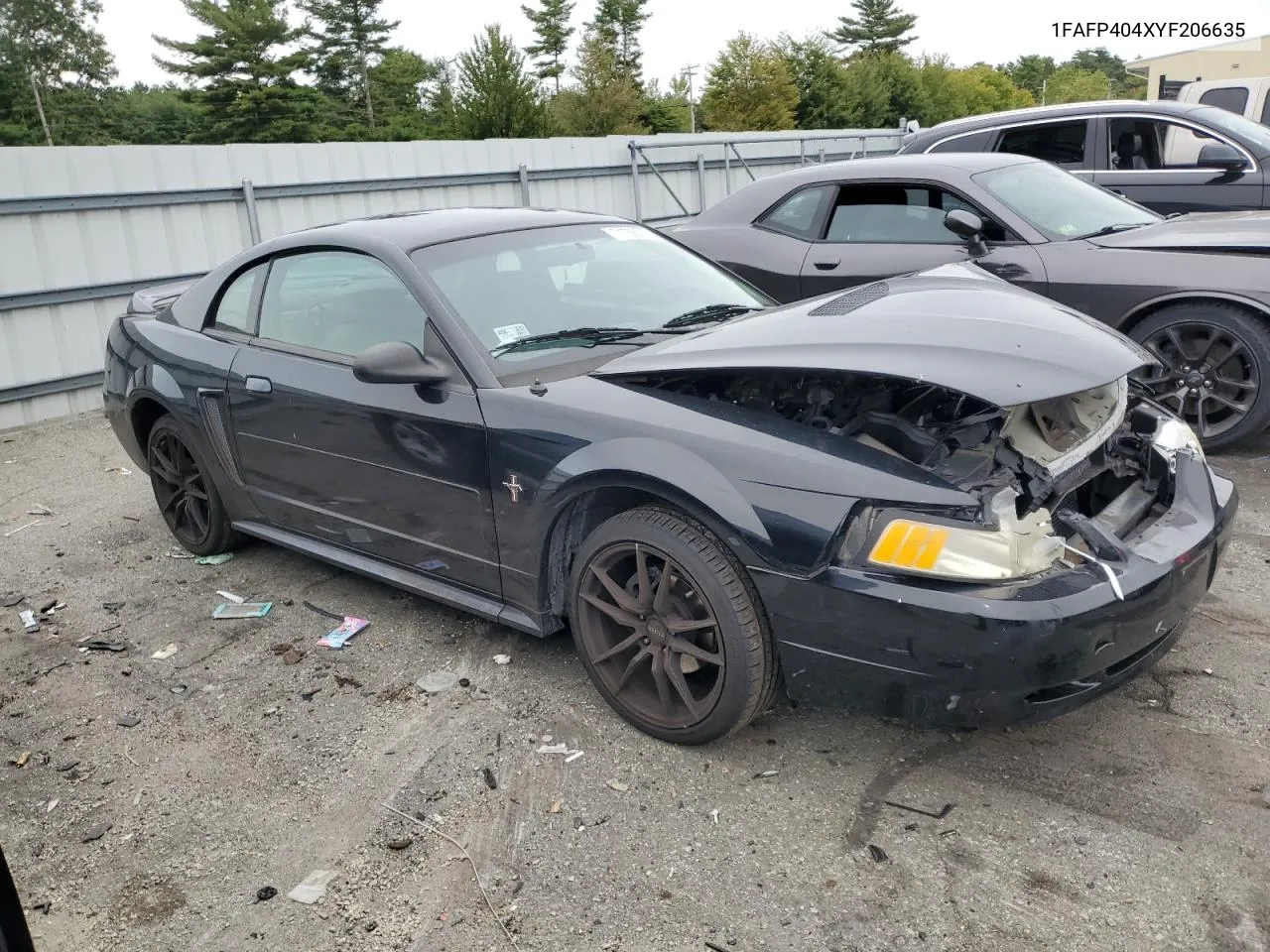 2000 Ford Mustang VIN: 1FAFP404XYF206635 Lot: 71756274