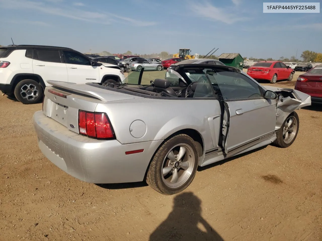 2000 Ford Mustang VIN: 1FAFP4445YF225488 Lot: 71833884