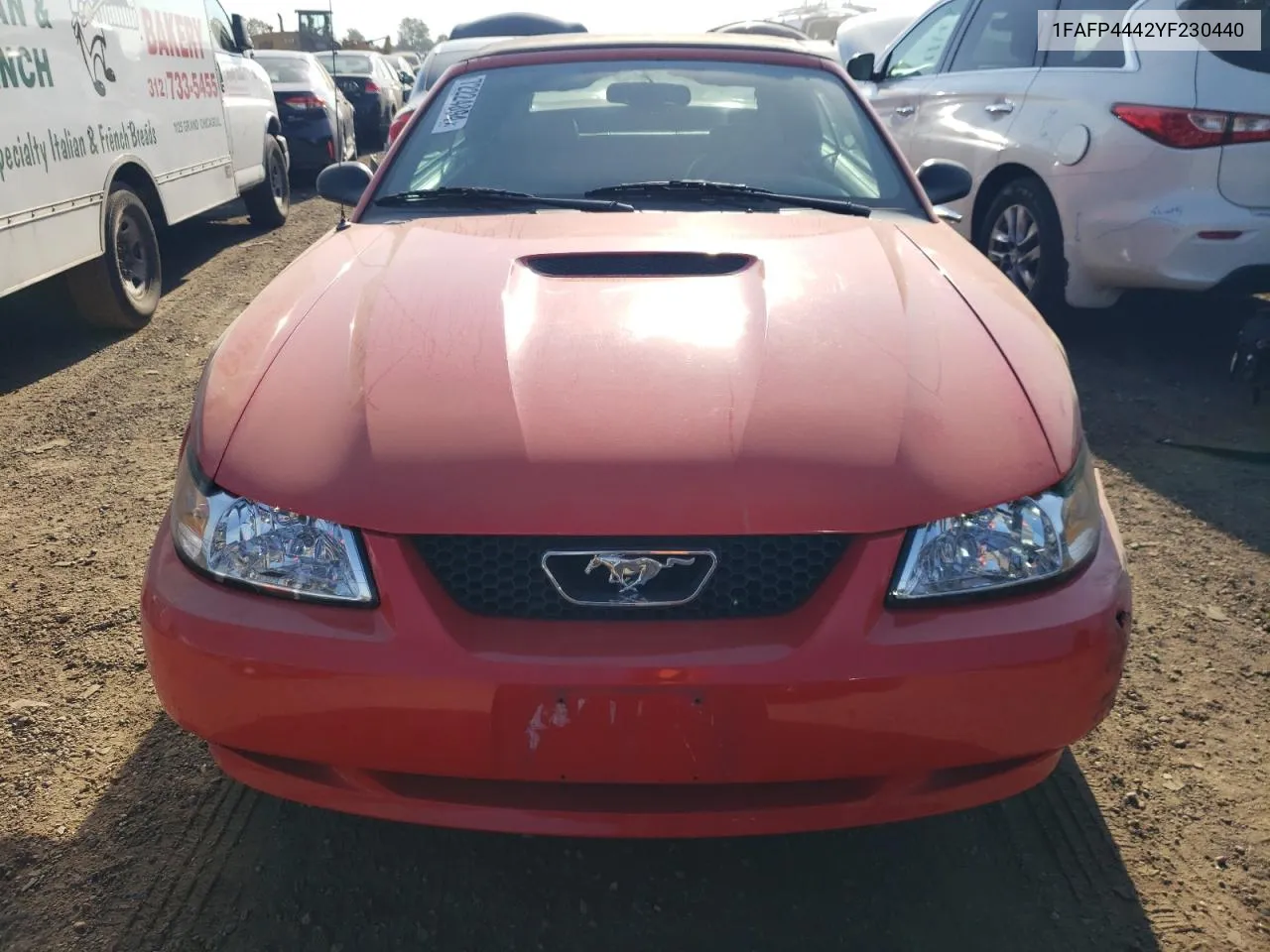 2000 Ford Mustang VIN: 1FAFP4442YF230440 Lot: 72224894