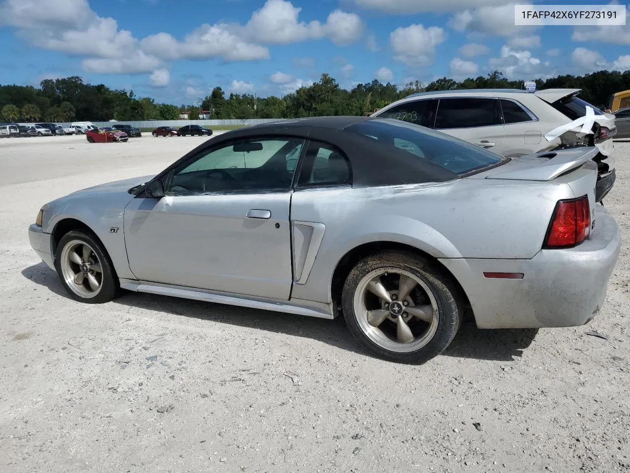 2000 Ford Mustang Gt VIN: 1FAFP42X6YF273191 Lot: 72798154