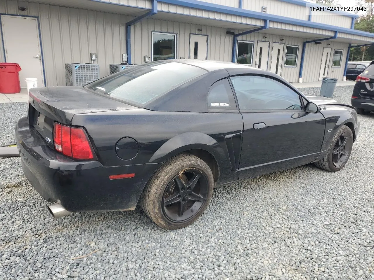 2000 Ford Mustang Gt VIN: 1FAFP42X1YF297043 Lot: 73290104