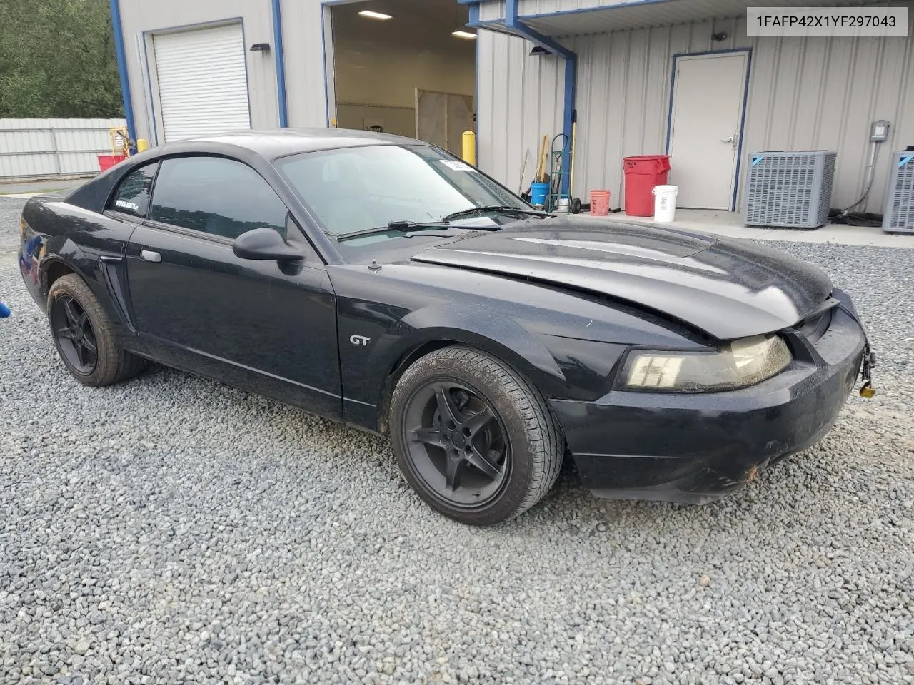 2000 Ford Mustang Gt VIN: 1FAFP42X1YF297043 Lot: 73290104