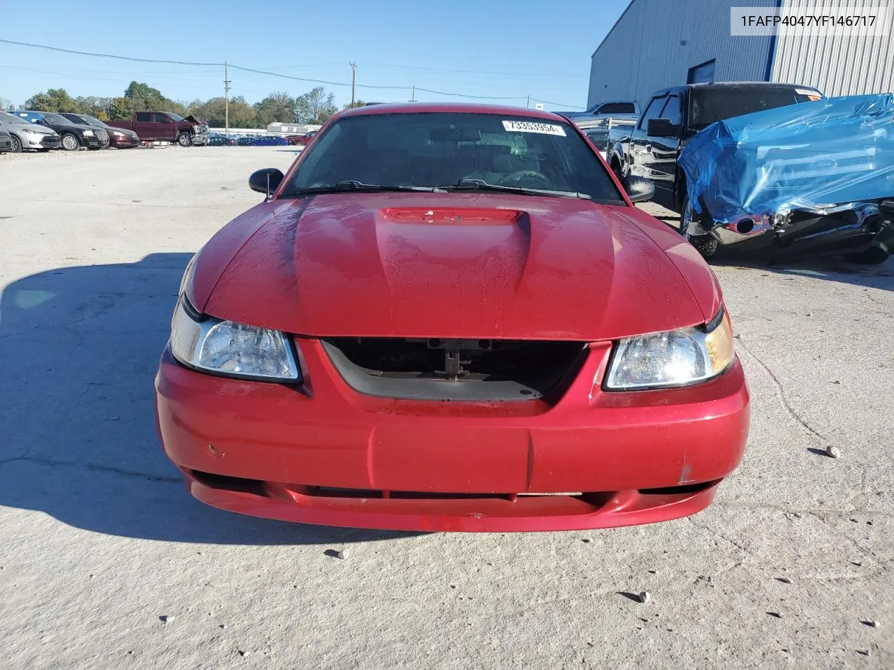 2000 Ford Mustang VIN: 1FAFP4047YF146717 Lot: 73353954