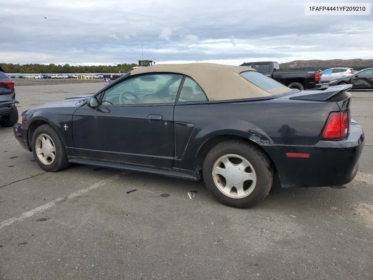 2000 Ford Mustang VIN: 1FAFP4441YF209210 Lot: 73610554