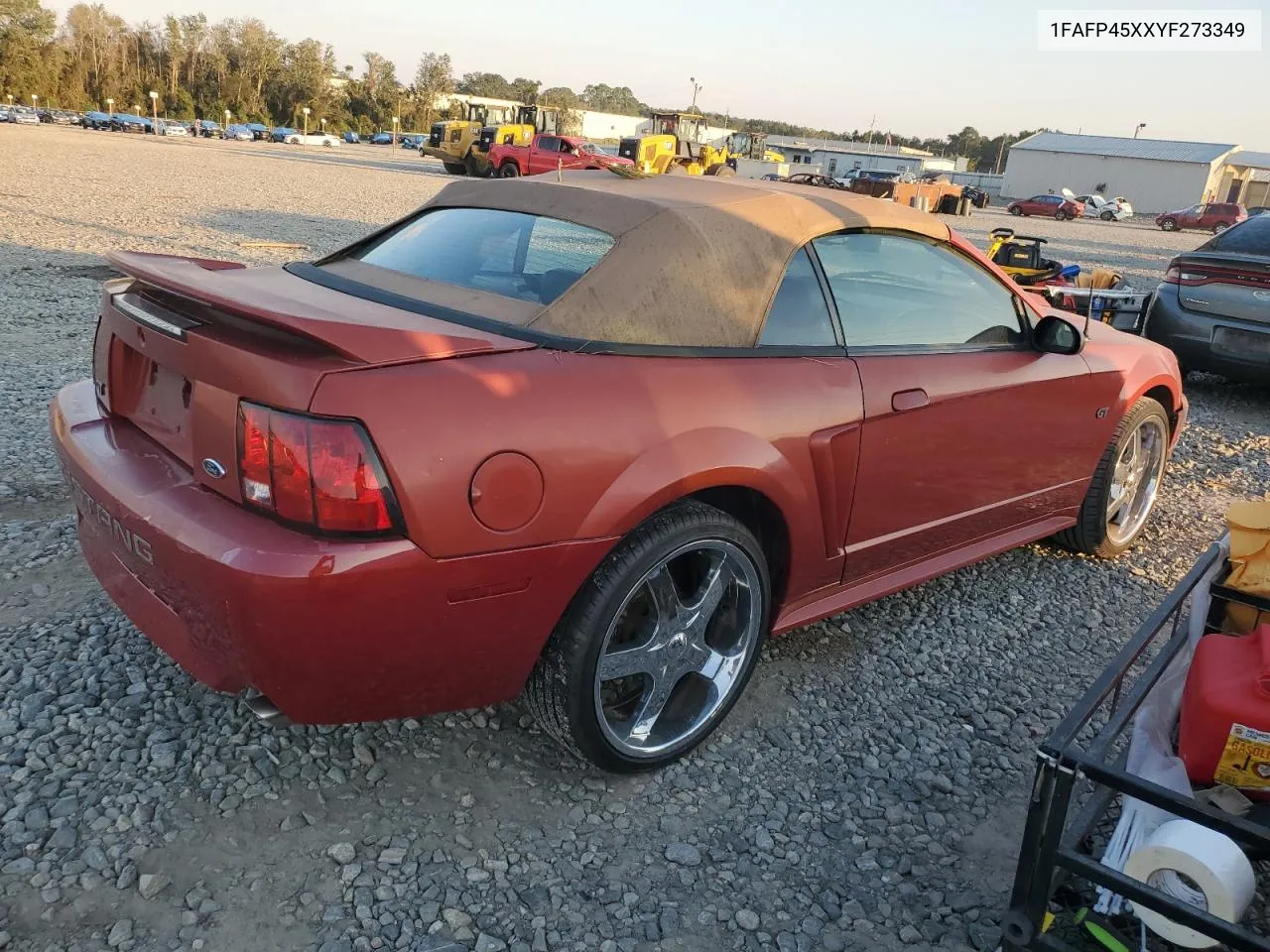 2000 Ford Mustang Gt VIN: 1FAFP45XXYF273349 Lot: 75114864