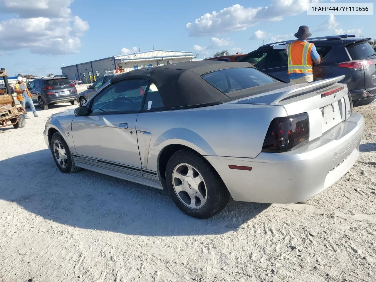 2000 Ford Mustang VIN: 1FAFP4447YF119656 Lot: 77693224