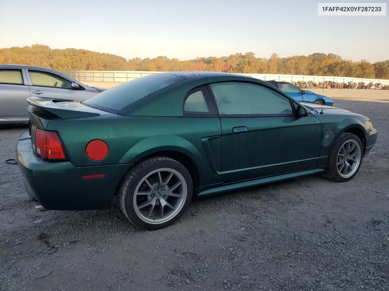 2000 Ford Mustang Gt VIN: 1FAFP42X0YF287233 Lot: 78095934