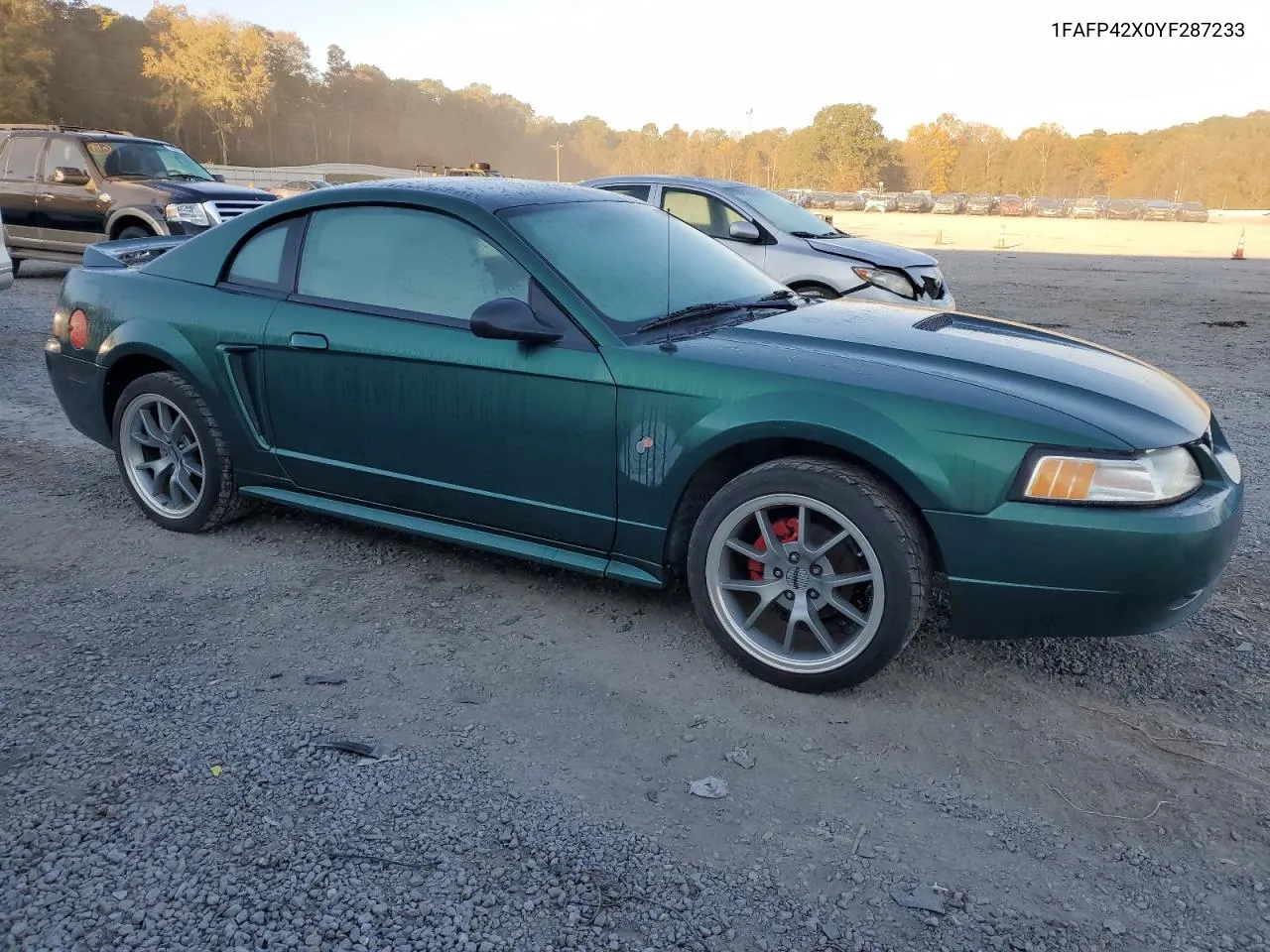 2000 Ford Mustang Gt VIN: 1FAFP42X0YF287233 Lot: 78095934