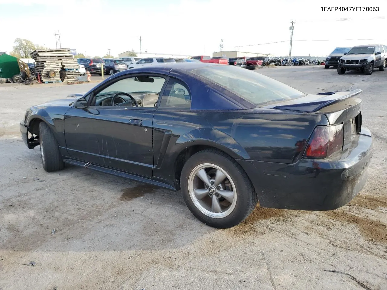 2000 Ford Mustang VIN: 1FAFP4047YF170063 Lot: 78214784