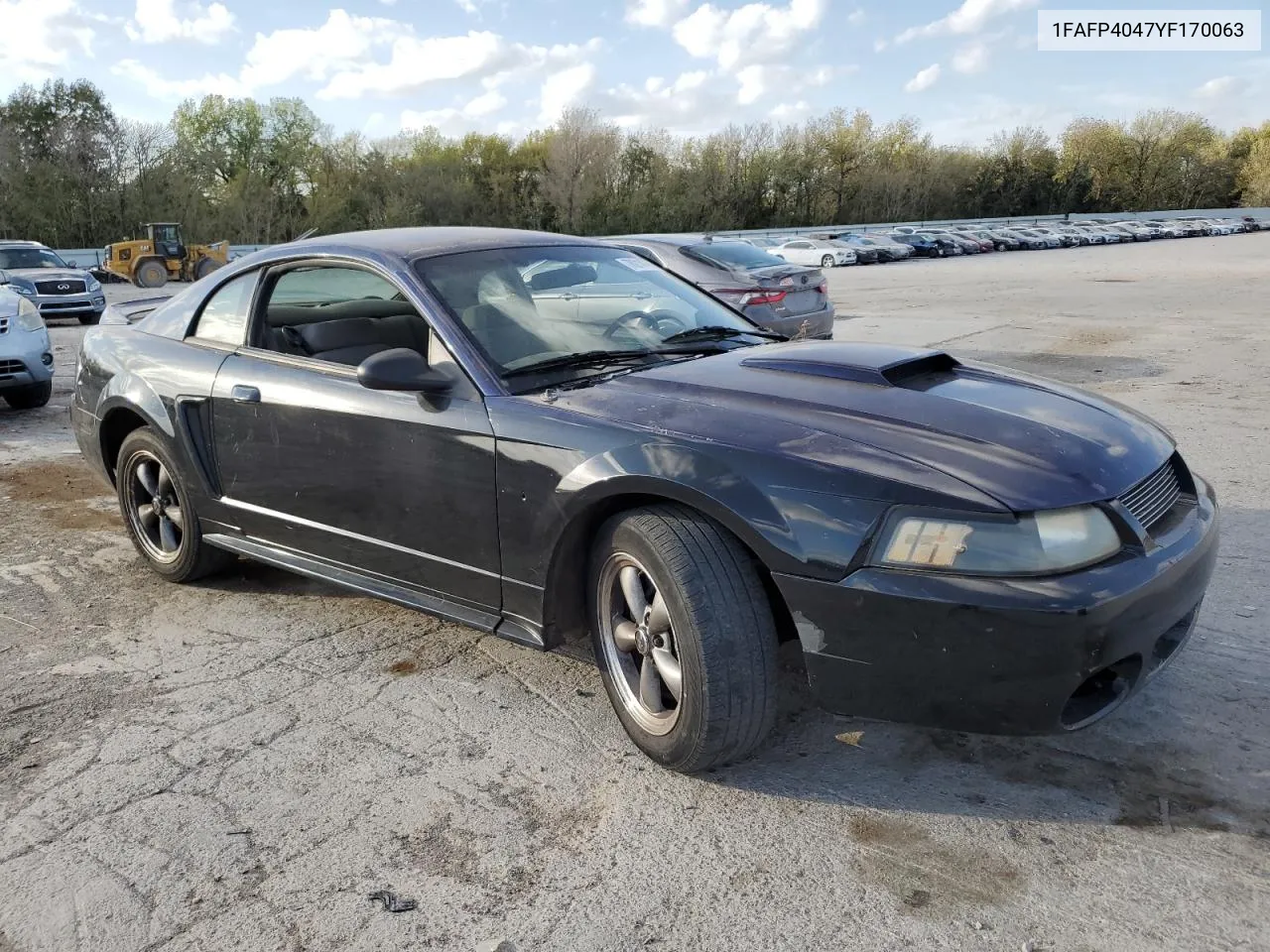 2000 Ford Mustang VIN: 1FAFP4047YF170063 Lot: 78214784