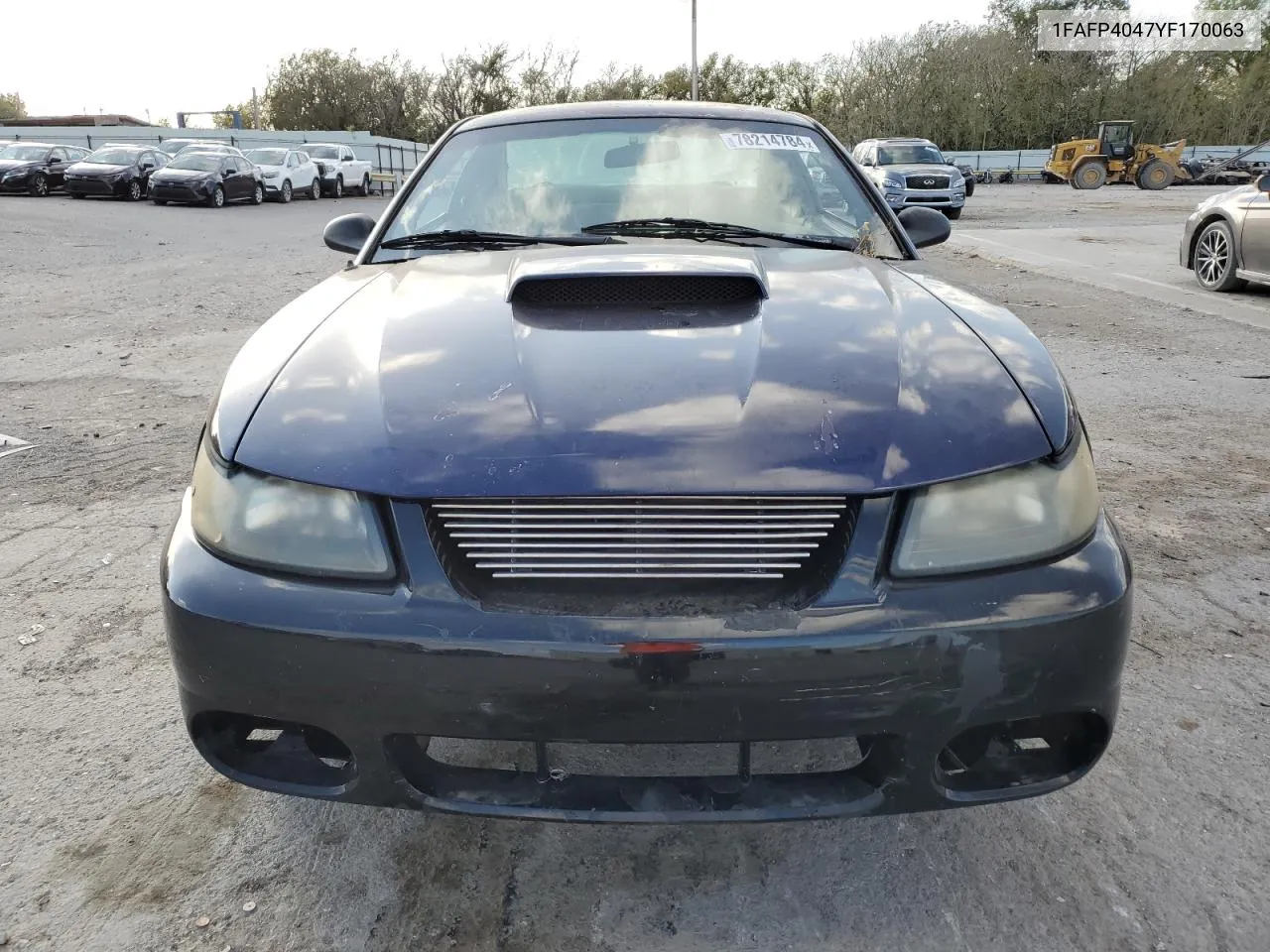 2000 Ford Mustang VIN: 1FAFP4047YF170063 Lot: 78214784