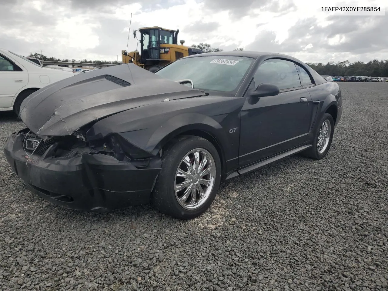 2000 Ford Mustang Gt VIN: 1FAFP42X0YF285854 Lot: 78591454