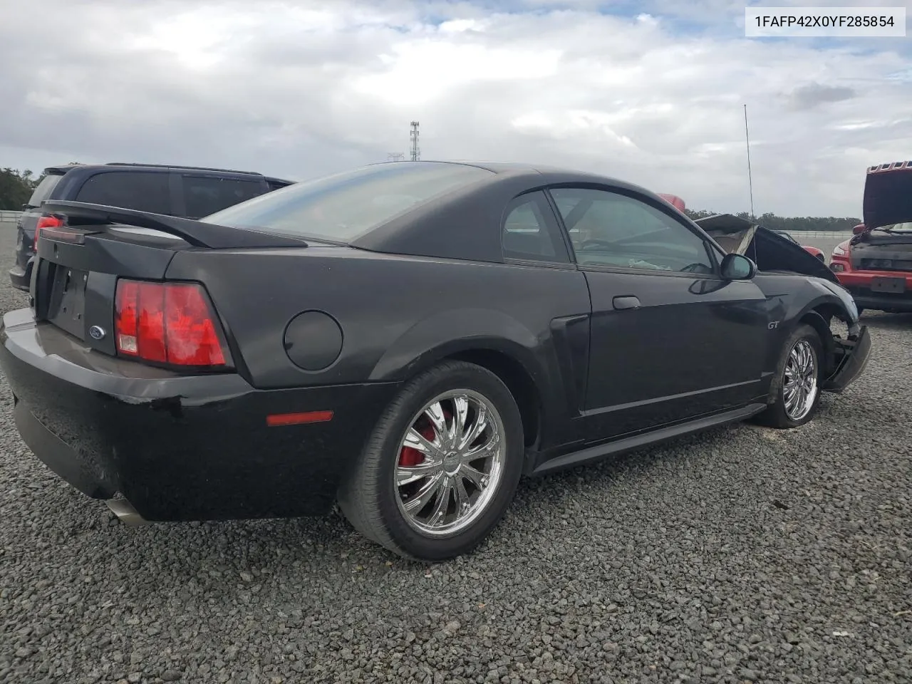 2000 Ford Mustang Gt VIN: 1FAFP42X0YF285854 Lot: 78591454