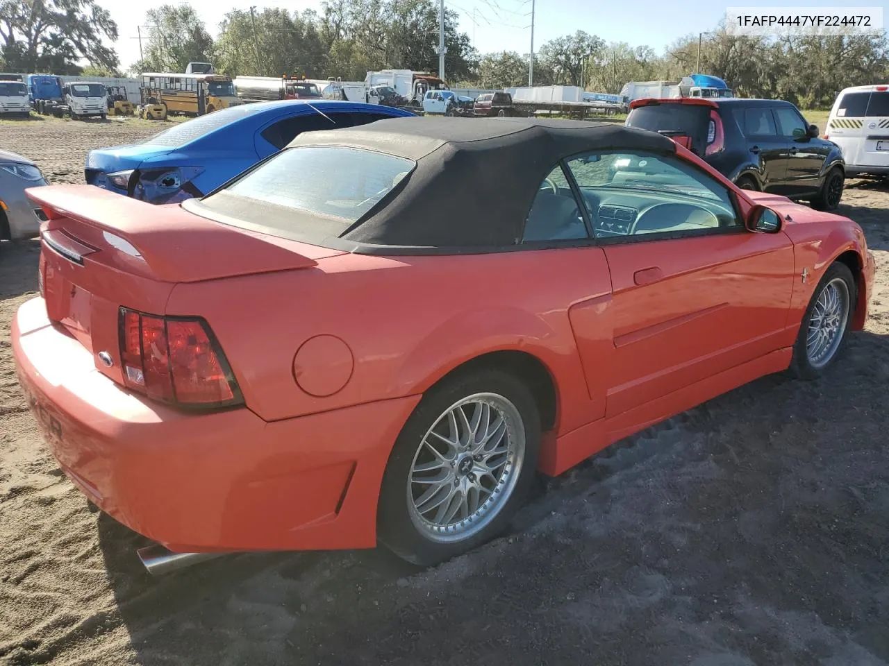 2000 Ford Mustang VIN: 1FAFP4447YF224472 Lot: 79173014